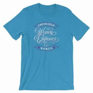 Empowered Women Empower Women Vintage Text Short-Sleeve Unisex T-Shirt - Image 11