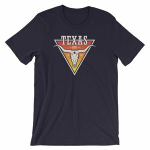 Texas The Lone Star State Longhorn Est. 1845 State Short-Sleeve Unisex T-Shirt - Image 6