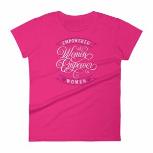 Empowered Women Empower Women Vintage Text Women's short sleeve t-shirt - Image 16