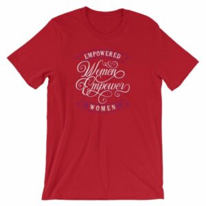 Empowered Women Empower Women Vintage Text Short-Sleeve Unisex T-Shirt - Image 12