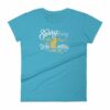 Sorry Im late My Cat Was Sitting On Me Funny Kitty Women's short sleeve t-shirt - Image 13