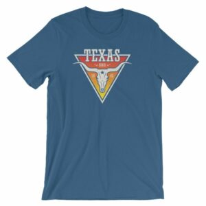 Texas The Lone Star State Longhorn Est. 1845 State Short-Sleeve Unisex T-Shirt - Image 10