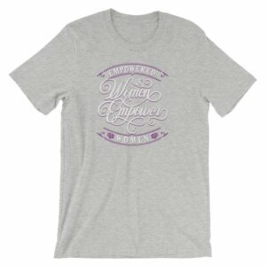 Empowered Women Empower Women Vintage Text Short-Sleeve Unisex T-Shirt - Image 9