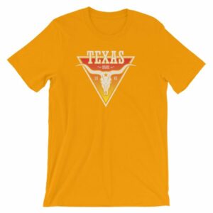 Texas The Lone Star State Longhorn Est. 1845 State Short-Sleeve Unisex T-Shirt - Image 17