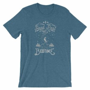 I Read Past My Bedtime Book Lovers Reading Short-Sleeve Unisex T-Shirt - Image 7