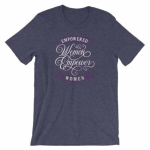 Empowered Women Empower Women Vintage Text Short-Sleeve Unisex T-Shirt - Image 4