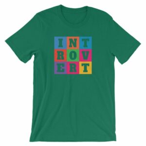 INTOVERT Fun Colorful But Not A People Person Short-Sleeve Unisex T-Shirt - Image 9