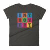 INTOVERT Fun Colorful But Not A People Person Women's short sleeve t-shirt - Image 2