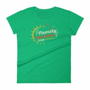 Family Vacation 2018 Fun Family Outing Women's short sleeve t-shirt - Image 10