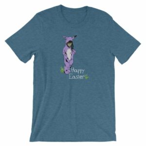 Jesus In A Bunny Suit Happy Easter Funny Short-Sleeve Unisex T-Shirt - Image 7
