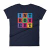 INTOVERT Fun Colorful But Not A People Person Women's short sleeve t-shirt - Image 4