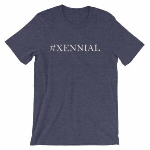 Xennial The Next Generation Hashtag Xennial Short-Sleeve Unisex T-Shirt - Image 4