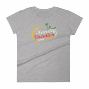 Family Vacation 2018 Fun Family Outing Women's short sleeve t-shirt - Image 7