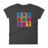 INTOVERT Fun Colorful But Not A People Person Women's short sleeve t-shirt - Image 3