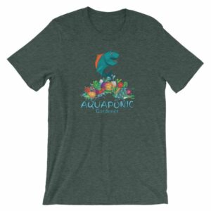 Aquaponic Gardener Alternative Organic Gardening Aquaponics Short-Sleeve Unisex T-Shirt - Image 4