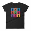 INTOVERT Fun Colorful But Not A People Person Women's short sleeve t-shirt