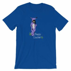 Jesus In A Bunny Suit Happy Easter Funny Short-Sleeve Unisex T-Shirt - Image 10