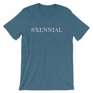 Xennial The Next Generation Hashtag Xennial Short-Sleeve Unisex T-Shirt - Image 7
