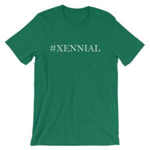 Xennial The Next Generation Hashtag Xennial Short-Sleeve Unisex T-Shirt - Image 9