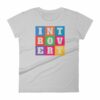 INTOVERT Fun Colorful But Not A People Person Women's short sleeve t-shirt - Image 11