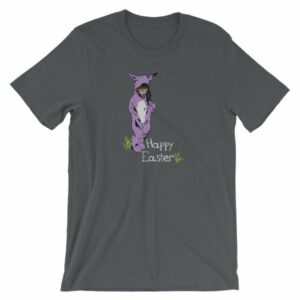 Jesus In A Bunny Suit Happy Easter Funny Short-Sleeve Unisex T-Shirt - Image 5