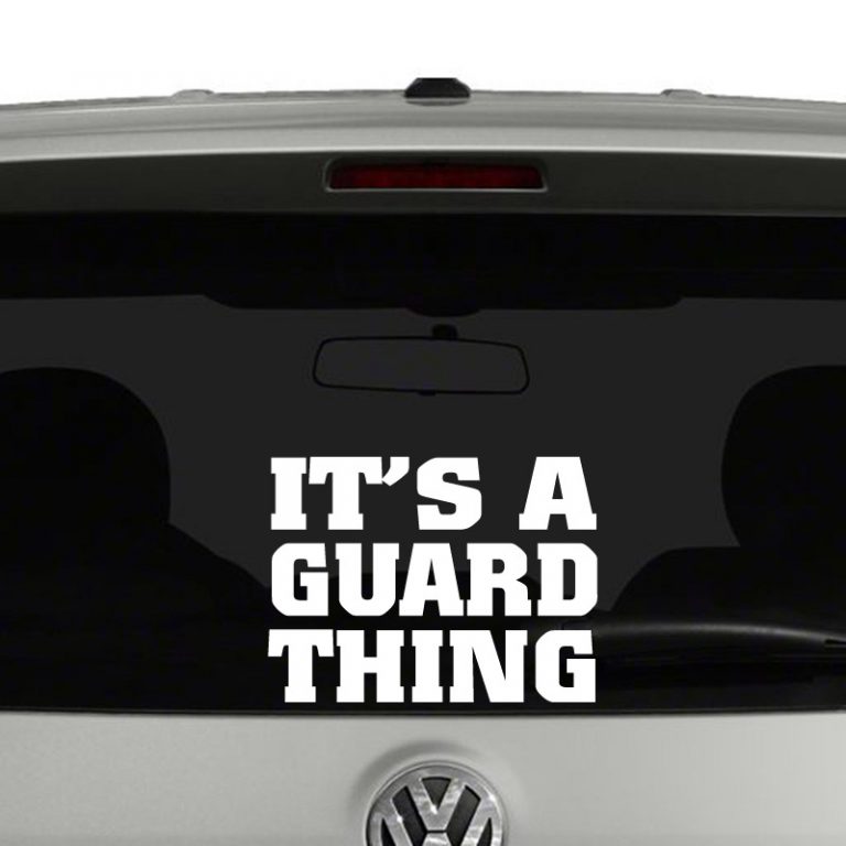 Its A Guard Thing Color Guard Decal Sticker