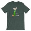 Easter Pickle Funny Easter Bunny Mash-up Short-Sleeve Unisex T-Shirt - Image 3