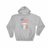 Proud American With Italian Roots Heritage Hooded Sweatshirt Hoodie - Image 4