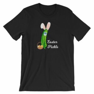 Easter Pickle Funny Easter Bunny Mash-up Short-Sleeve Unisex T-Shirt
