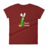 Easter Pickle Funny Easter Bunny Mash-up Women's short sleeve t-shirt - Image 14
