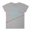 Love is Patient Love is Kind Bible Verse Cross inspirational Women's short sleeve t-shirt - Image 6