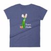 Easter Pickle Funny Easter Bunny Mash-up Women's short sleeve t-shirt - Image 6