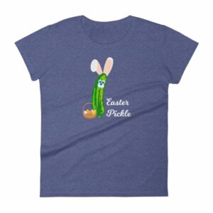 Easter Pickle Funny Easter Bunny Mash-up Women's short sleeve t-shirt - Image 6