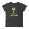 Easter Pickle Funny Easter Bunny Mash-up Women's short sleeve t-shirt - Image 3
