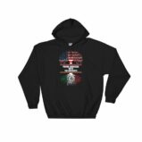 Proud American With Italian Roots Heritage Hooded Sweatshirt Hoodie