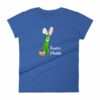 Easter Pickle Funny Easter Bunny Mash-up Women's short sleeve t-shirt - Image 9