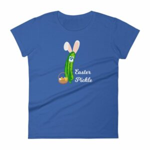 Easter Pickle Funny Easter Bunny Mash-up Women's short sleeve t-shirt - Image 9