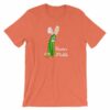 Easter Pickle Funny Easter Bunny Mash-up Short-Sleeve Unisex T-Shirt - Image 12