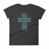 Love is Patient Love is Kind Bible Verse Cross inspirational Women's short sleeve t-shirt - Image 3