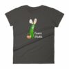 Easter Pickle Funny Easter Bunny Mash-up Women's short sleeve t-shirt - Image 2