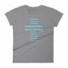 Love is Patient Love is Kind Bible Verse Cross inspirational Women's short sleeve t-shirt - Image 4