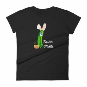 Easter Pickle Funny Easter Bunny Mash-up Women's short sleeve t-shirt