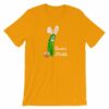 Easter Pickle Funny Easter Bunny Mash-up Short-Sleeve Unisex T-Shirt - Image 13