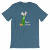 Easter Pickle Funny Easter Bunny Mash-up Short-Sleeve Unisex T-Shirt - Image 9