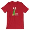 Easter Pickle Funny Easter Bunny Mash-up Short-Sleeve Unisex T-Shirt - Image 14