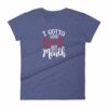 I Gotta Good Heart But This Mouth Funny Sassy Women's short sleeve t-shirt - Image 5