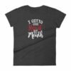 I Gotta Good Heart But This Mouth Funny Sassy Women's short sleeve t-shirt - Image 3