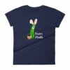 Easter Pickle Funny Easter Bunny Mash-up Women's short sleeve t-shirt - Image 4