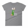 Easter Pickle Funny Easter Bunny Mash-up Women's short sleeve t-shirt - Image 5