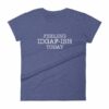 Feeling IDGAF-Ish Today Snarky Funny Women's short sleeve t-shirt - Image 6